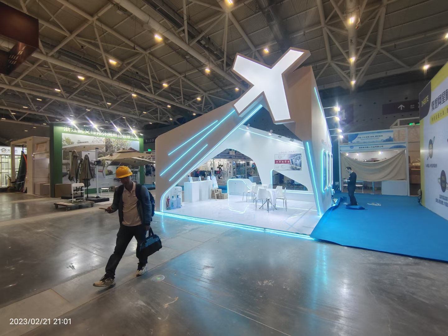 廣州展會搭建設計深圳跨境電商展，福永街道展臺