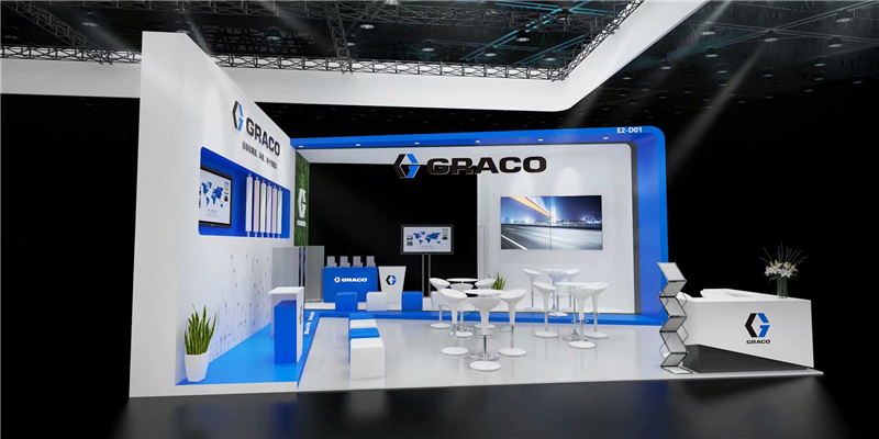 華為技術(shù)有限公司參展廣州會展中心展覽設(shè)計(jì)展臺搭建4